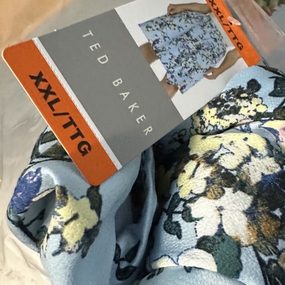 Ted Baker Women's Blue Ruffle Skirt | Size XXL | Elegant & Stylish | Brand New - Picture 5 of 5